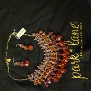 Necklace and earrings set by Park Lane